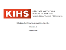Tablet Screenshot of carinthia.ihs.ac.at