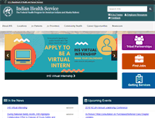Tablet Screenshot of ihs.gov